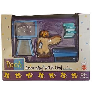 Vintage Disney - Owl from Winnie the Pooh - Learning with Owl - NIB